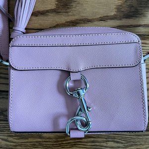 REBECCA MINKOFF--Leather PINK CROSSBODY